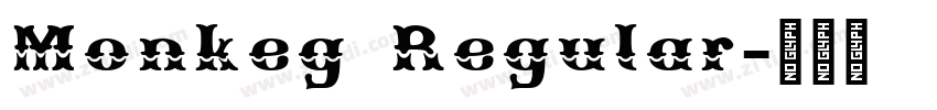 Monkeg Regular字体转换 Monkeg Regular字体转换